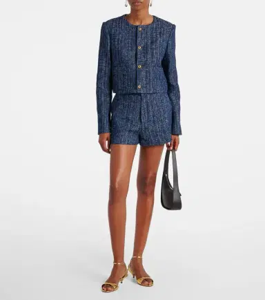 Frame Cotton tweed shorts | Thumbnail 2 Frame Cotton tweed shorts | Thumbnail 2