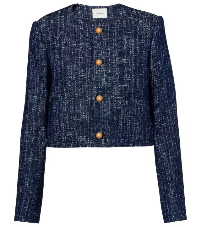 Frame Cotton tweed jacket