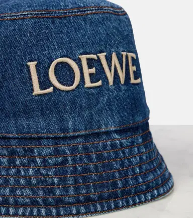 Loewe Paula's Ibiza logo denim bucket hat | Thumbnail 3