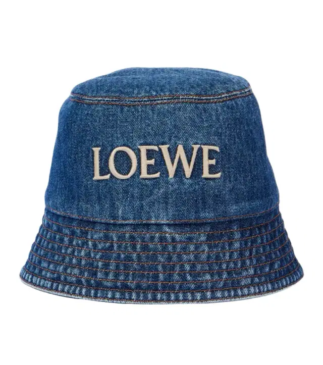 Loewe Paula's Ibiza logo denim bucket hat