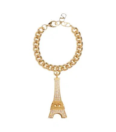 Valentino Eiffeltower crystal-embellished bracelet | Thumbnail 1