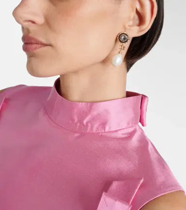 Valentino VLogo embellished drop earrings | Thumbnail 6 Valentino VLogo embellished drop earrings | Thumbnail 6