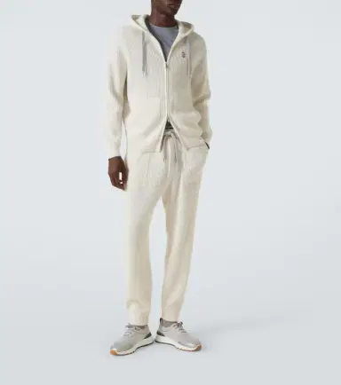Brunello Cucinelli Cashmere-blend sweatpants | Thumbnail 2