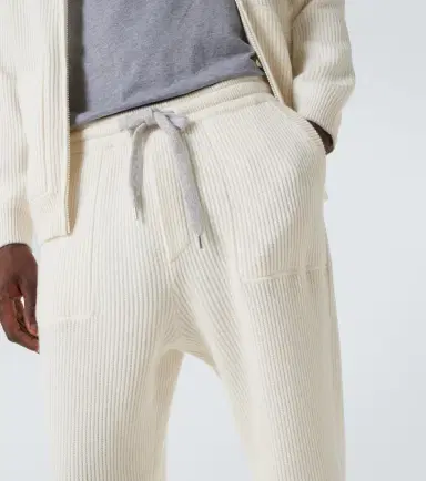 Brunello Cucinelli Cashmere-blend sweatpants | Thumbnail 3