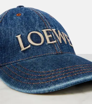 Loewe Paula's Ibiza logo denim baseball cap | Thumbnail 3