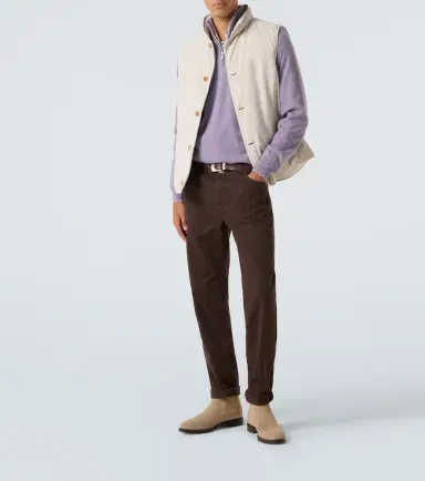 Brunello Cucinelli Suede down vest | Thumbnail 5 Brunello Cucinelli Suede down vest | Thumbnail 5