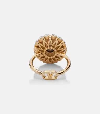 Valentino VLogo crystal-embellished ring | Thumbnail 3 Valentino VLogo crystal-embellished ring | Thumbnail 3