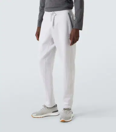 Brunello Cucinelli Cotton-blend jersey sweatpants | Thumbnail 2