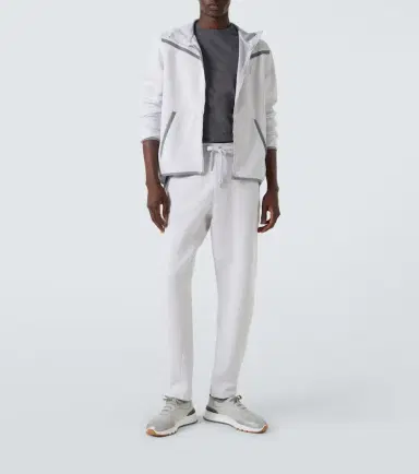 Brunello Cucinelli Cotton-blend jersey sweatpants | Thumbnail 4