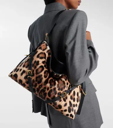 Givenchy Voyou Medium leopard-print shoulder bag | Thumbnail 6 Givenchy Voyou Medium leopard-print shoulder bag | Thumbnail 6