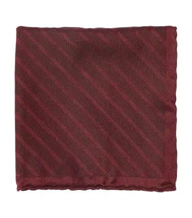 Brunello Cucinelli Striped silk pocket square | Thumbnail 1