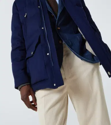 Brunello Cucinelli Wool flannel down jacket | Thumbnail 5 Brunello Cucinelli Wool flannel down jacket | Thumbnail 5