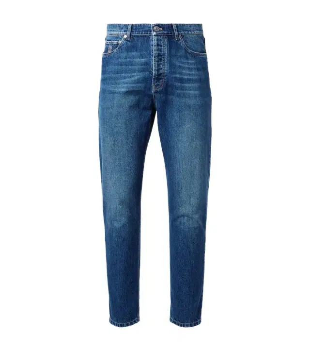 Mid-rise slim jeans
