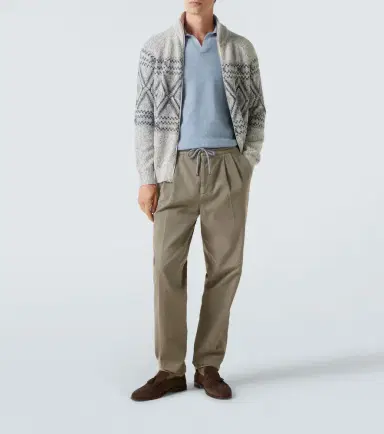 Brunello Cucinelli Cashmere polo sweater | Thumbnail 2