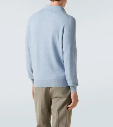 Brunello Cucinelli Cashmere polo sweater | Thumbnail 5
