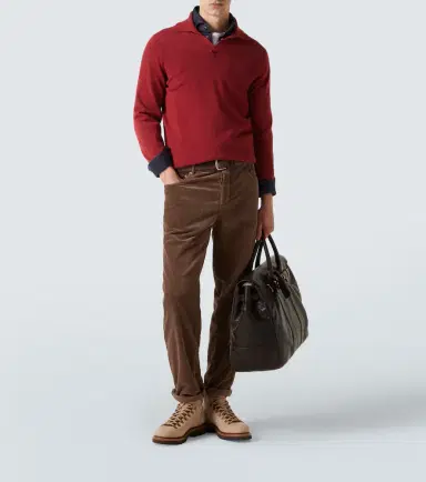 Brunello Cucinelli Cashmere polo sweater | Thumbnail 2