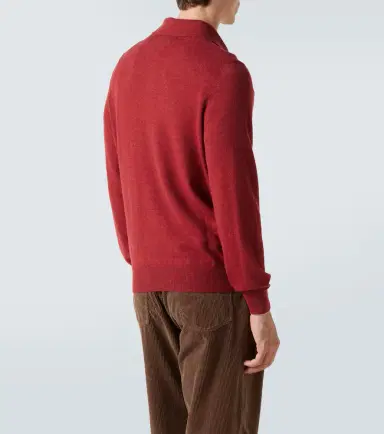 Brunello Cucinelli Cashmere polo sweater | Thumbnail 4