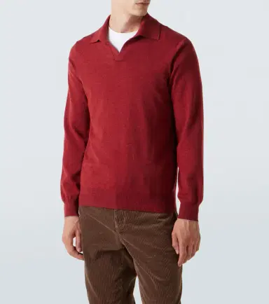 Brunello Cucinelli Cashmere polo sweater | Thumbnail 5