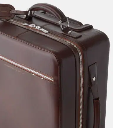 Brunello Cucinelli Leather suitcase | Thumbnail 2