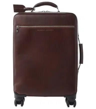 Brunello Cucinelli Leather suitcase | Thumbnail 1