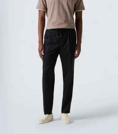 Brunello Cucinelli Virgin wool tapered pants | Thumbnail 5