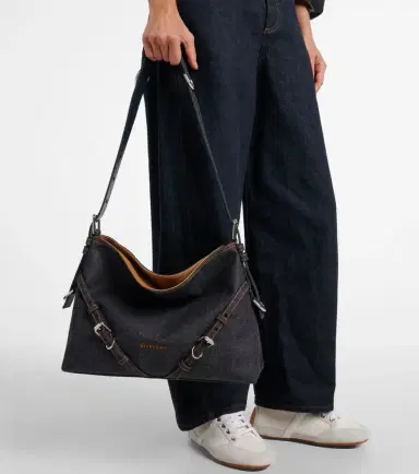 Givenchy Voyou Medium denim shoulder bag | Thumbnail 5 Givenchy Voyou Medium denim shoulder bag | Thumbnail 5