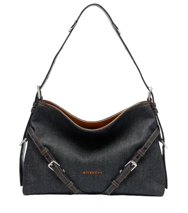 Givenchy Voyou Medium denim shoulder bag