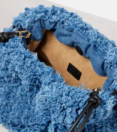 Loewe Flamenco Medium denim clutch | Thumbnail 3 Loewe Flamenco Medium denim clutch | Thumbnail 3