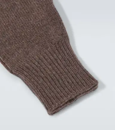 Brunello Cucinelli Cashmere and suede gloves | Thumbnail 2