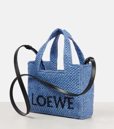 Loewe Paula's Ibiza Mini logo raffia top-handle bag | Thumbnail 4 Loewe Paula's Ibiza Mini logo raffia top-handle bag | Thumbnail 4