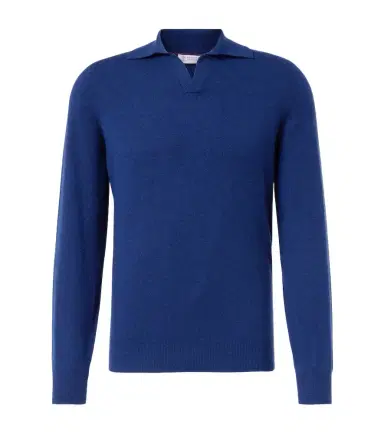 Brunello Cucinelli Cashmere polo sweater | Thumbnail 1