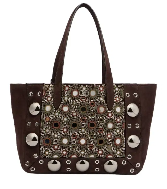 Valentino Garavani Nellcôte Medium suede tote bag