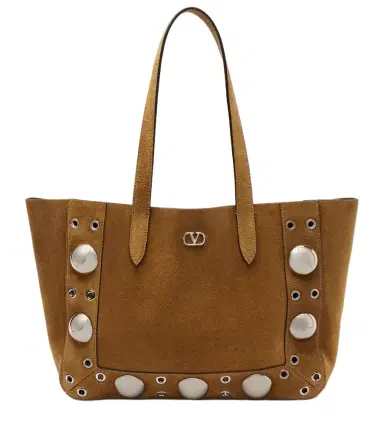 Valentino Garavani Nellcôte Medium suede tote bag | Thumbnail 1
