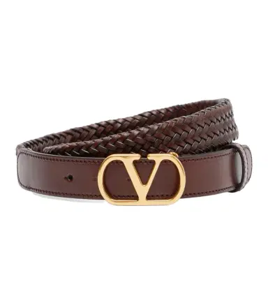 Valentino Garavani VLogo braided leather belt | Thumbnail 1