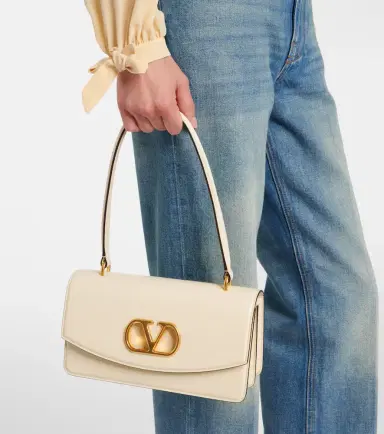 Valentino Garavani Vain VLogo leather shoulder bag | Thumbnail 6
