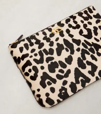 Valentino Garavani VLogo calf hair pouch | Thumbnail 4
