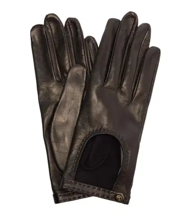 Valentino Garavani VLogo cutout leather gloves | Thumbnail 1 Valentino Garavani VLogo cutout leather gloves | Thumbnail 1