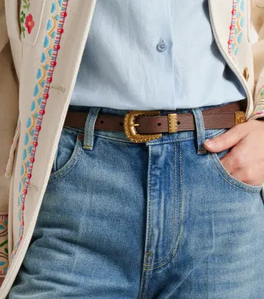Valentino Garavani VLogo leather belt | Thumbnail 3