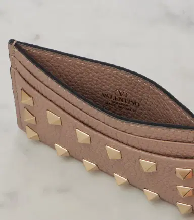 Valentino Garavani Rockstud leather card holder | Thumbnail 2
