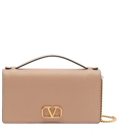 Valentino Garavani VLogo leather wallet on chain | Thumbnail 1 Valentino Garavani VLogo leather wallet on chain | Thumbnail 1