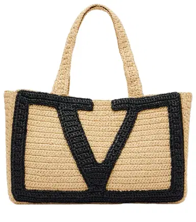 Valentino Garavani Viva Superstar Large crochet tote bag | Thumbnail 1