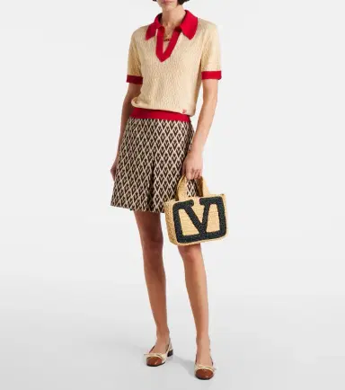 Valentino Garavani Viva Superstar Small raffia tote bag | Thumbnail 5 Valentino Garavani Viva Superstar Small raffia tote bag | Thumbnail 5