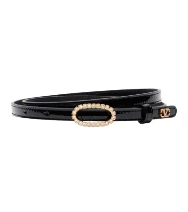 Valentino Garavani VLogo embellished leather belt | Thumbnail 1
