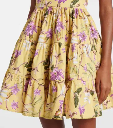 Agua by Agua Bendita Lima printed cotton minidress | Thumbnail 2