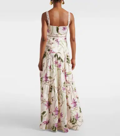 Agua by Agua Bendita Lima printed cotton maxi dress | Thumbnail 2