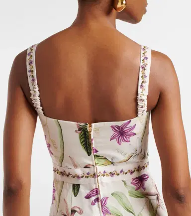 Agua by Agua Bendita Lima printed cotton maxi dress | Thumbnail 4