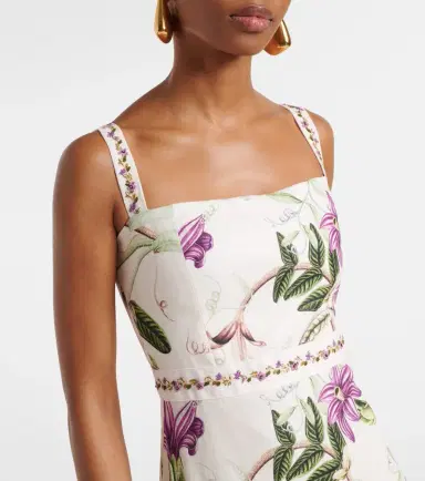 Agua by Agua Bendita Lima printed cotton maxi dress | Thumbnail 6