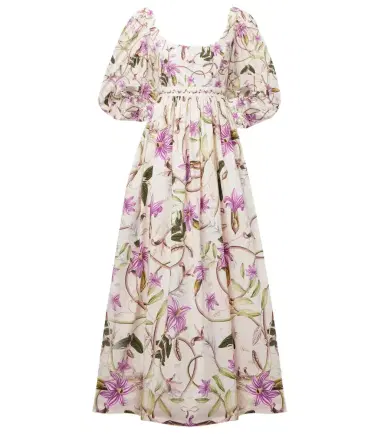 Agua by Agua Bendita Viviane floral cotton maxi dress | Thumbnail 1