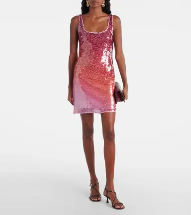 Simkhai Alayna ombré sequined minidress | Thumbnail 3