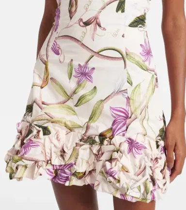 Agua by Agua Bendita Jardin Mutisia floral cotton minidress | Thumbnail 3